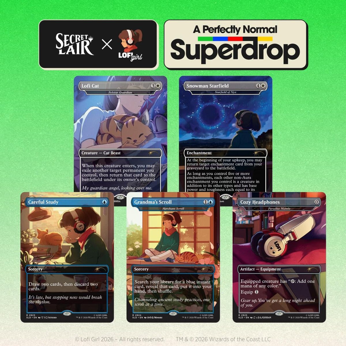 Image for Secret Lair Drop: Secret Lair x Lofi Girl: Beats to Cast To - Non-Foil Edition - Magic: The Gathering