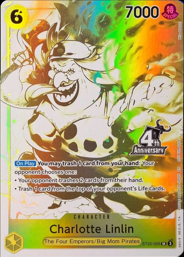 Image for Charlotte Linlin (4th Anniversary Treasure Campaign Pack) (ST20-005) (Foil) (One Piece Promotion Cards) (OP-PR) - One Piece Card Game