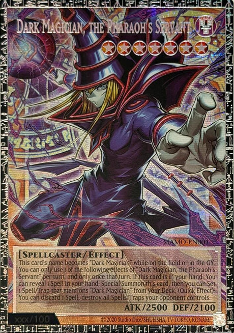 Image for Dark Magician, the Pharaoh's Servant (GMR) (MAMO-EN001) (1st Edition) (Magnificent Monsters) (MAMO) - YuGiOh