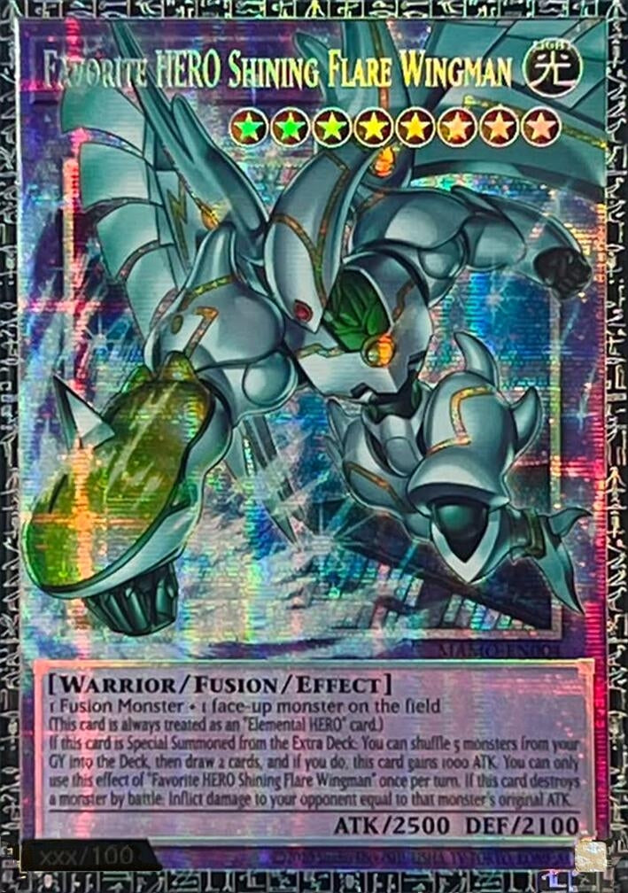 Image for Favorite HERO Shining Flare Wingman (GMR) (MAMO-EN004) (1st Edition) (Magnificent Monsters) (MAMO) - YuGiOh