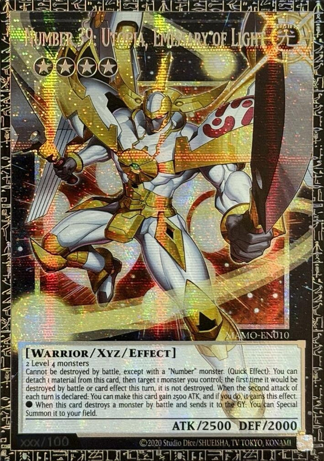 Image for Number 39: Utopia, Emissary of Light (GMR) (MAMO-EN010) (1st Edition) (Magnificent Monsters) (MAMO) - YuGiOh