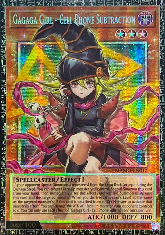 Image for Gagaga Girl - Cell Phone Subtraction (GMR) (MAMO-EN012) (1st Edition) (Magnificent Monsters) (MAMO) - YuGiOh