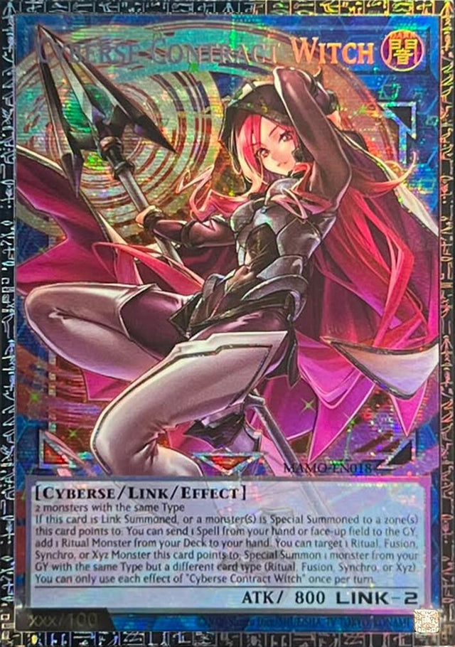 Image for Cyberse Contract Witch (GMR) (MAMO-EN018) (1st Edition) (Magnificent Monsters) (MAMO) - YuGiOh