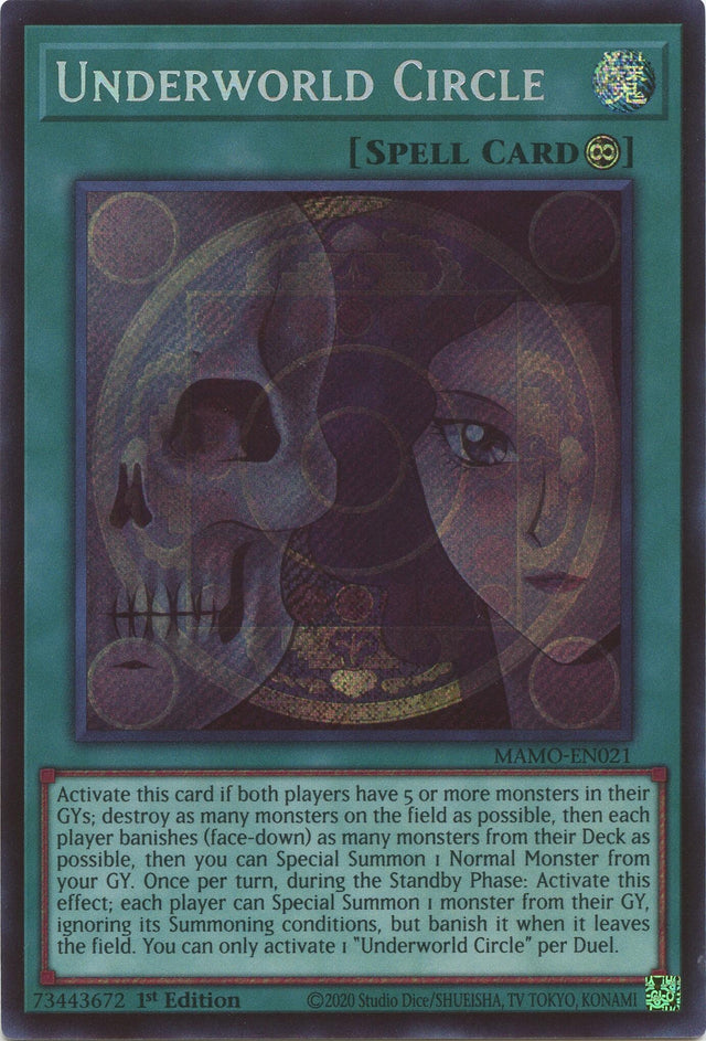 Image for Underworld Circle (Secret Rare) (MAMO-EN021) (1st Edition) (Magnificent Monsters) (MAMO) - YuGiOh