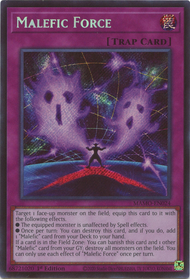 Image for Malefic Force (Secret Rare) (MAMO-EN024) (1st Edition) (Magnificent Monsters) (MAMO) - YuGiOh