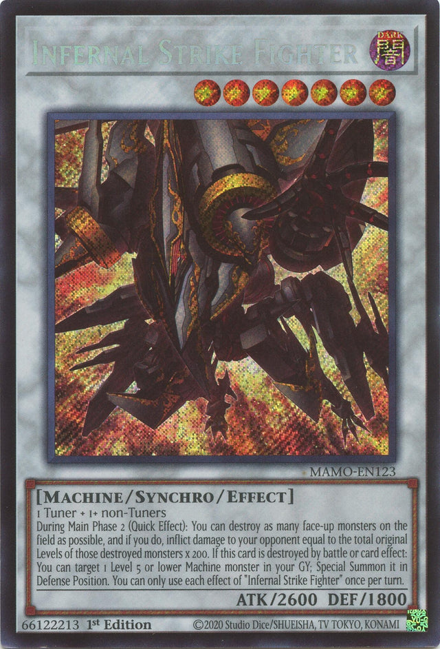 Image for Infernal Strike Fighter (MAMO-EN123) (1st Edition) (Magnificent Monsters) (MAMO) - YuGiOh