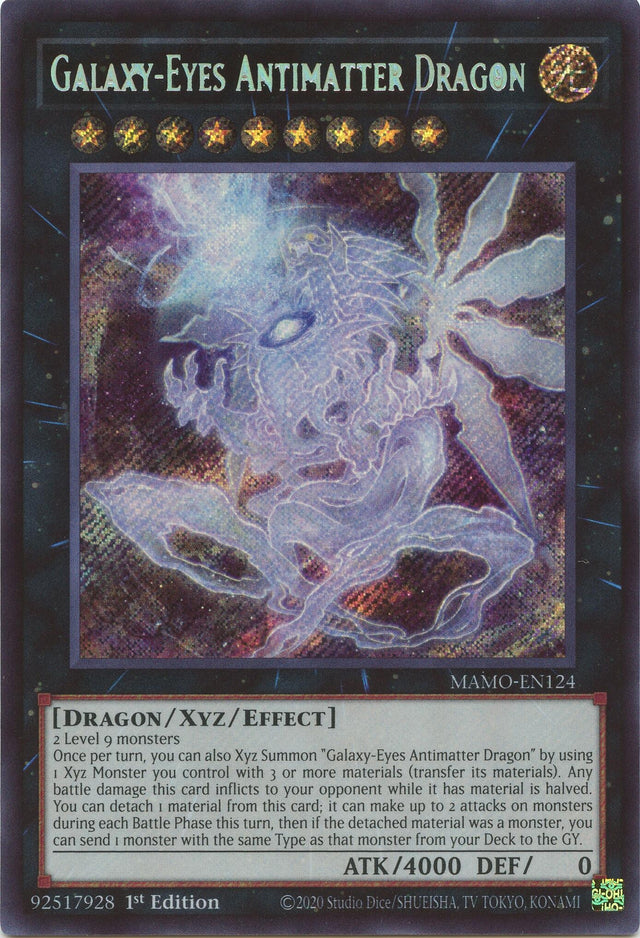 Image for Galaxy-Eyes Antimatter Dragon (MAMO-EN124) (1st Edition) (Magnificent Monsters) (MAMO) - YuGiOh