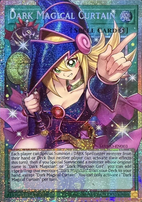 Image for Dark Magical Curtain (Starlight Rare) (Extended Art) (MAMO-EN003) (1st Edition) (Magnificent Monsters) (MAMO) - YuGiOh