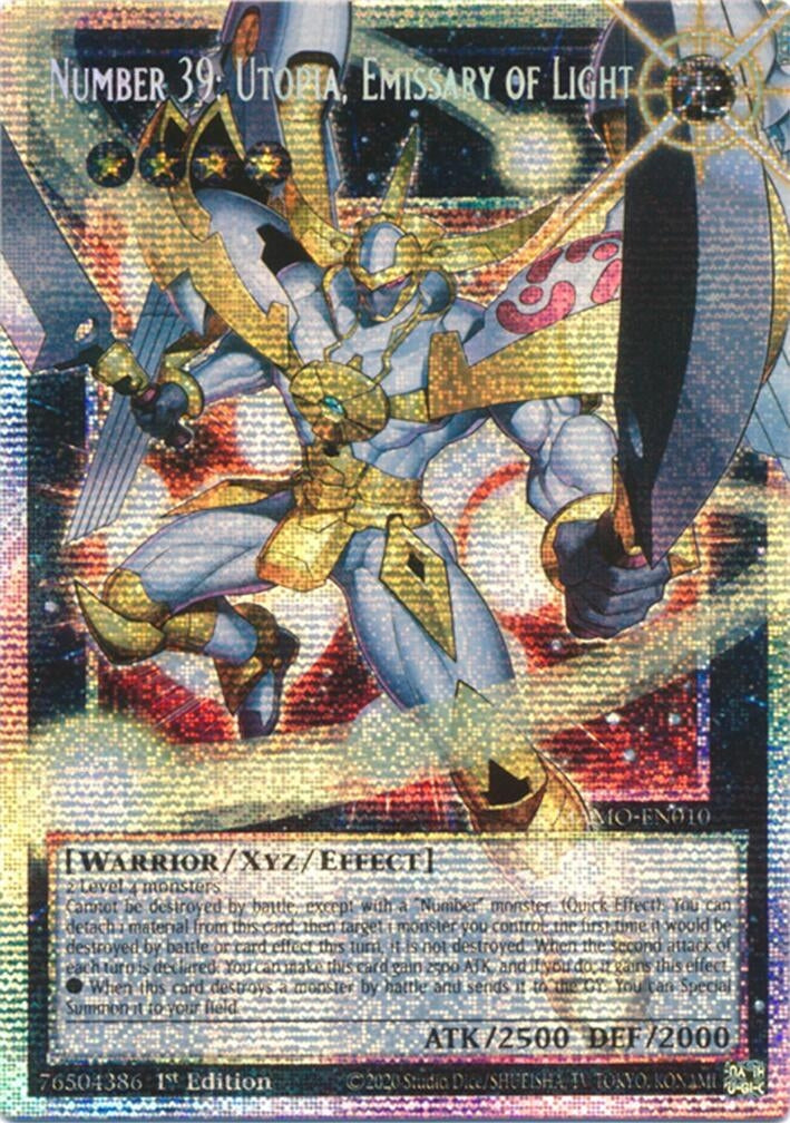 Image for Number 39: Utopia, Emissary of Light (Starlight Rare) (Extended Art) (MAMO-EN010) (1st Edition) (Magnificent Monsters) (MAMO) - YuGiOh