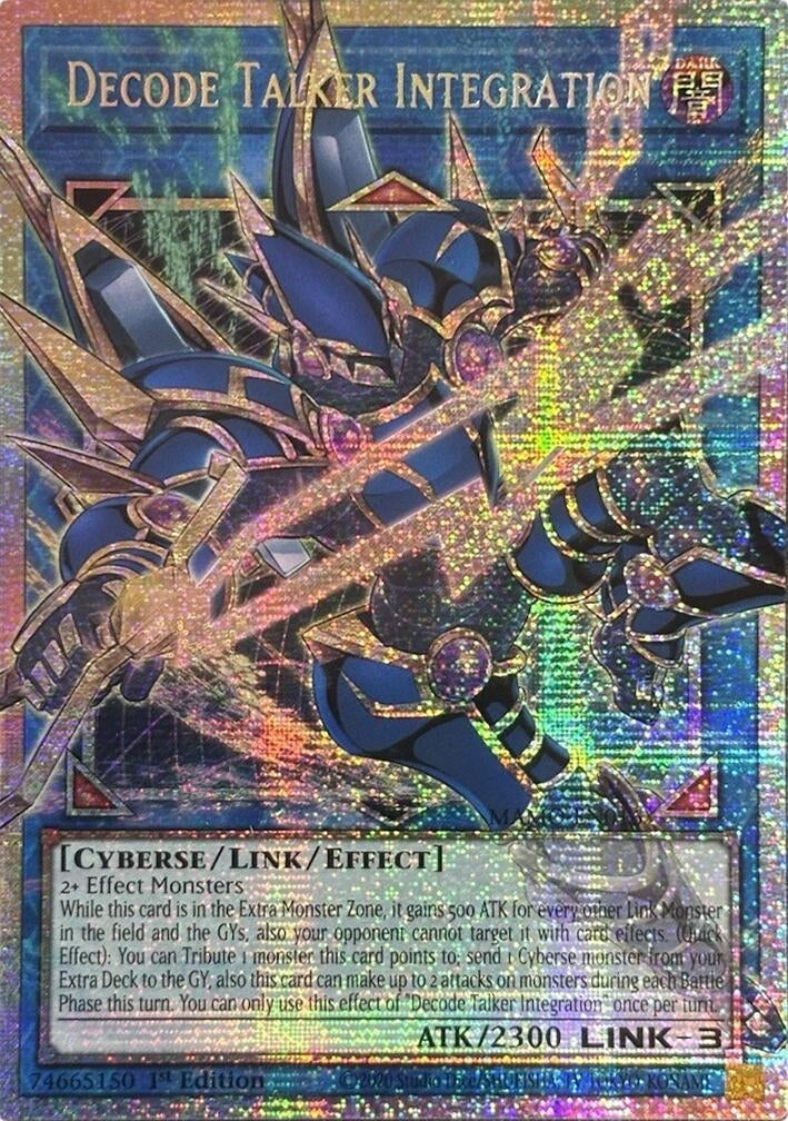 Image for Decode Talker Integration (Starlight Rare) (Extended Art) (MAMO-EN016) (1st Edition) (Magnificent Monsters) (MAMO) - YuGiOh