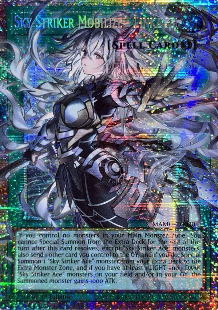 Image for Sky Striker Mobilize - Linkage! (Starlight Rare) (Extended Art) (MAMO-EN020) (1st Edition) (Magnificent Monsters) (MAMO) - YuGiOh