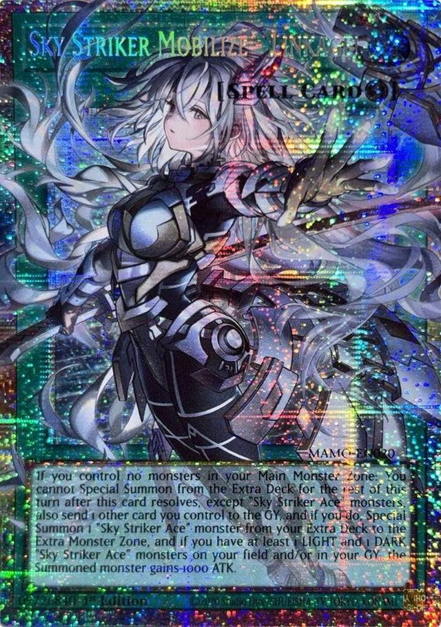 Image for Sky Striker Mobilize - Linkage! (Starlight Rare) (Extended Art) (MAMO-EN020) (1st Edition) (Magnificent Monsters) (MAMO) - YuGiOh