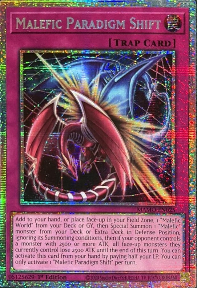 Image for Malefic Paradigm Shift (Starlight Rare) (MAMO-EN025) (1st Edition) (Magnificent Monsters) (MAMO) - YuGiOh