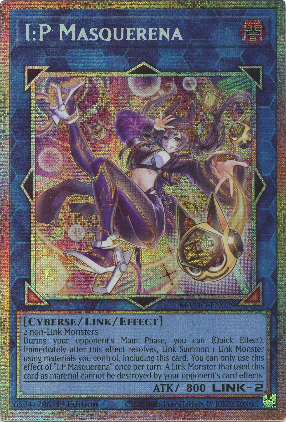 Image for I:P Masquerena (Starlight Rare) (MAMO-EN029) (1st Edition) (Magnificent Monsters) (MAMO) - YuGiOh
