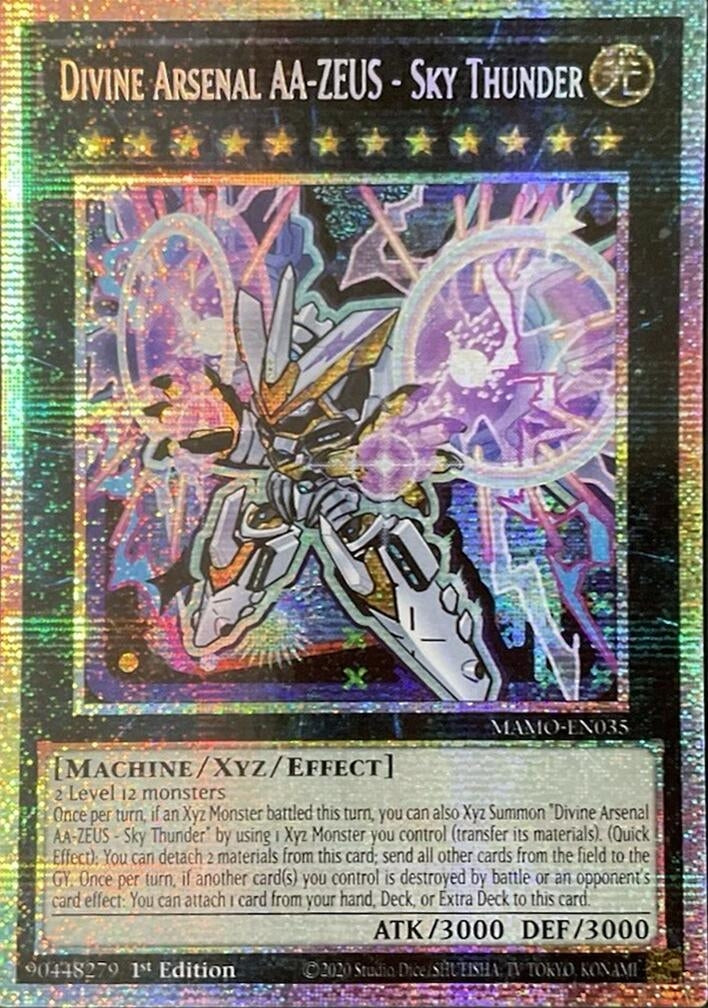 Image for Divine Arsenal AA-ZEUS - Sky Thunder (Starlight Rare) (MAMO-EN035) (1st Edition) (Magnificent Monsters) (MAMO) - YuGiOh