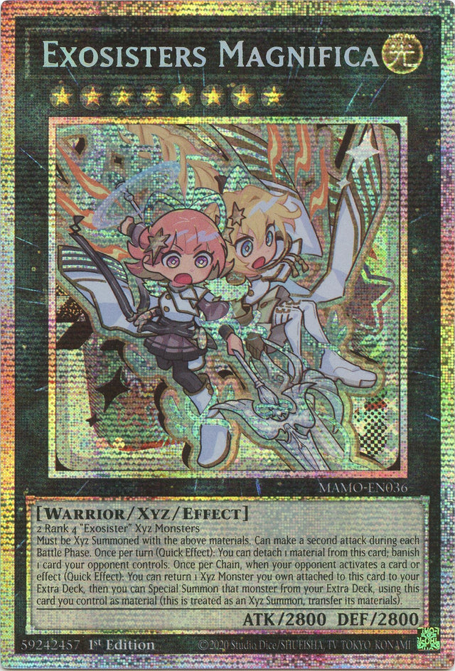 Image for Exosisters Magnifica (Starlight Rare) (MAMO-EN036) (1st Edition) (Magnificent Monsters) (MAMO) - YuGiOh
