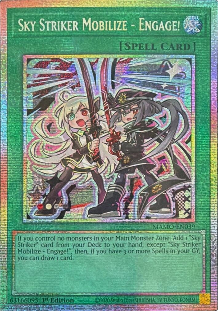 Image for Sky Striker Mobilize - Engage! (Starlight Rare) (MAMO-EN039) (1st Edition) (Magnificent Monsters) (MAMO) - YuGiOh