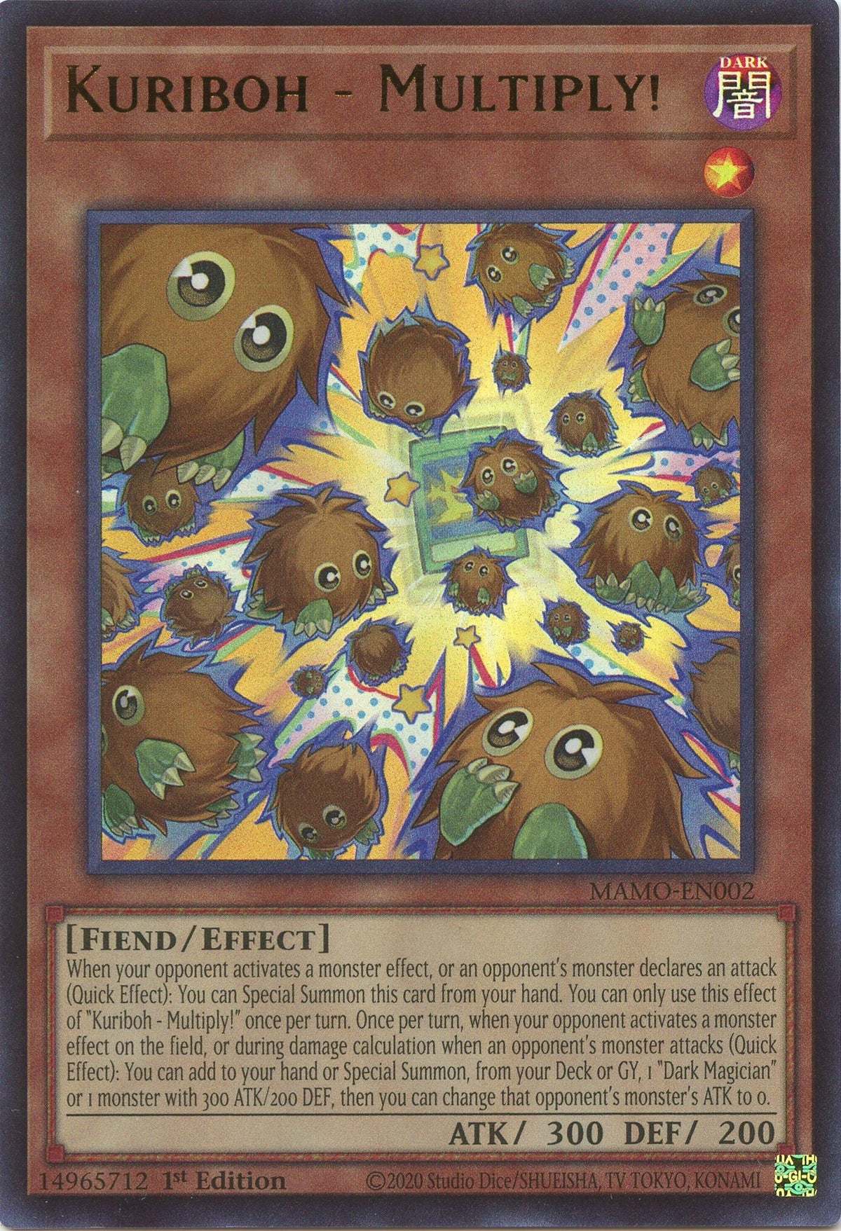 Image for Kuriboh - Multiply! (MAMO-EN002) (1st Edition) (Magnificent Monsters) (MAMO) - YuGiOh