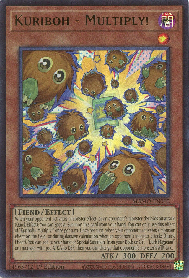 Image for Kuriboh - Multiply! (MAMO-EN002) (1st Edition) (Magnificent Monsters) (MAMO) - YuGiOh