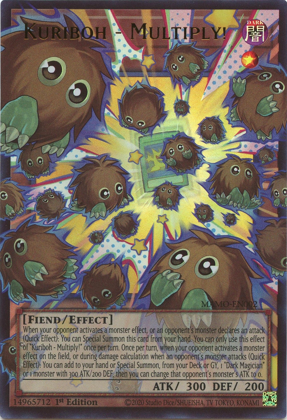 Image for Kuriboh - Multiply! (Extended Art) (MAMO-EN002) (1st Edition) (Magnificent Monsters) (MAMO) - YuGiOh