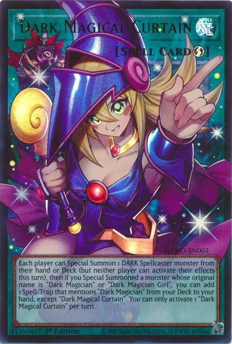 Image for Dark Magical Curtain (Extended Art) (MAMO-EN003) (1st Edition) (Magnificent Monsters) (MAMO) - YuGiOh