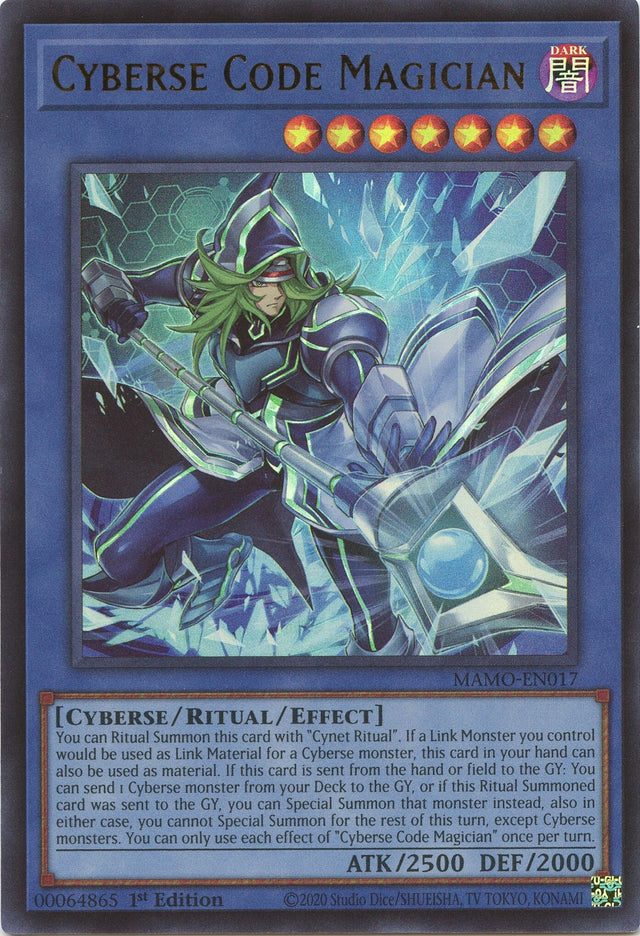 Image for Cyberse Code Magician (MAMO-EN017) (1st Edition) (Magnificent Monsters) (MAMO) - YuGiOh