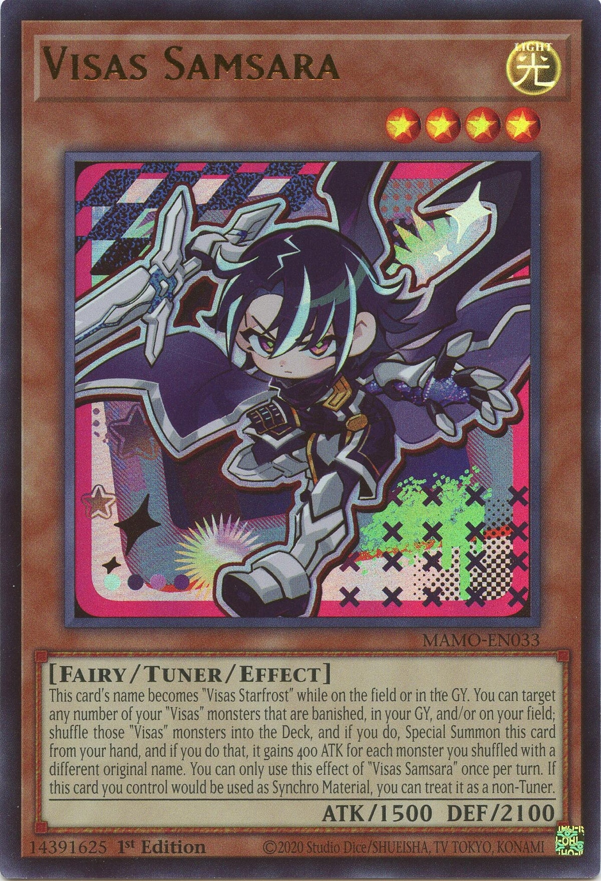 Image for Visas Samsara (MAMO-EN033) (1st Edition) (Magnificent Monsters) (MAMO) - YuGiOh