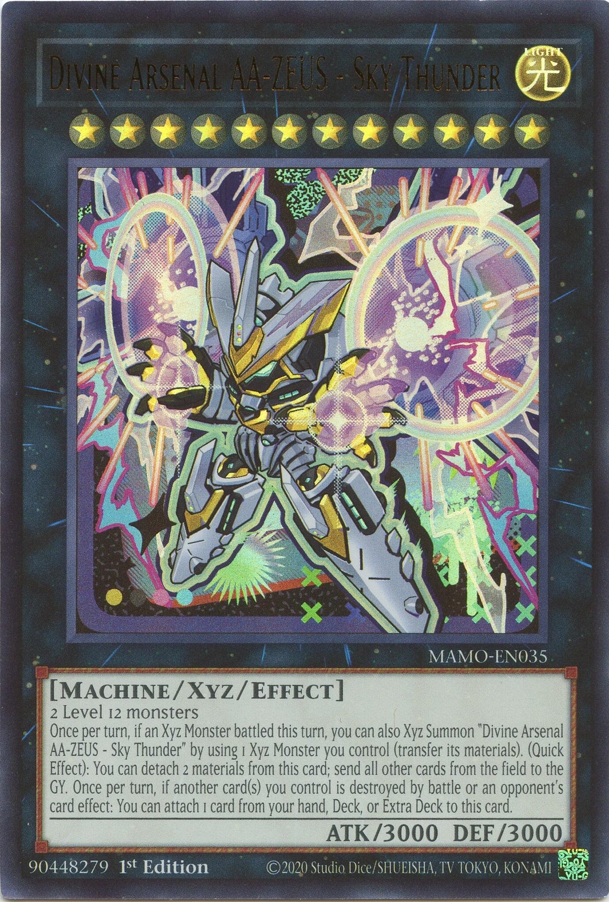 Image for Divine Arsenal AA-ZEUS - Sky Thunder (MAMO-EN035) (1st Edition) (Magnificent Monsters) (MAMO) - YuGiOh