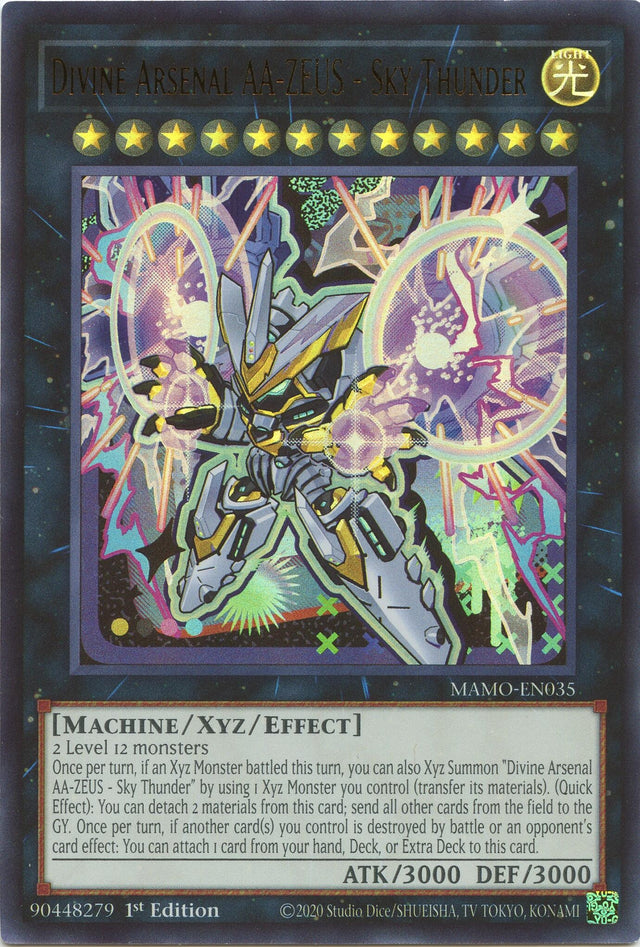 Image for Divine Arsenal AA-ZEUS - Sky Thunder (MAMO-EN035) (1st Edition) (Magnificent Monsters) (MAMO) - YuGiOh