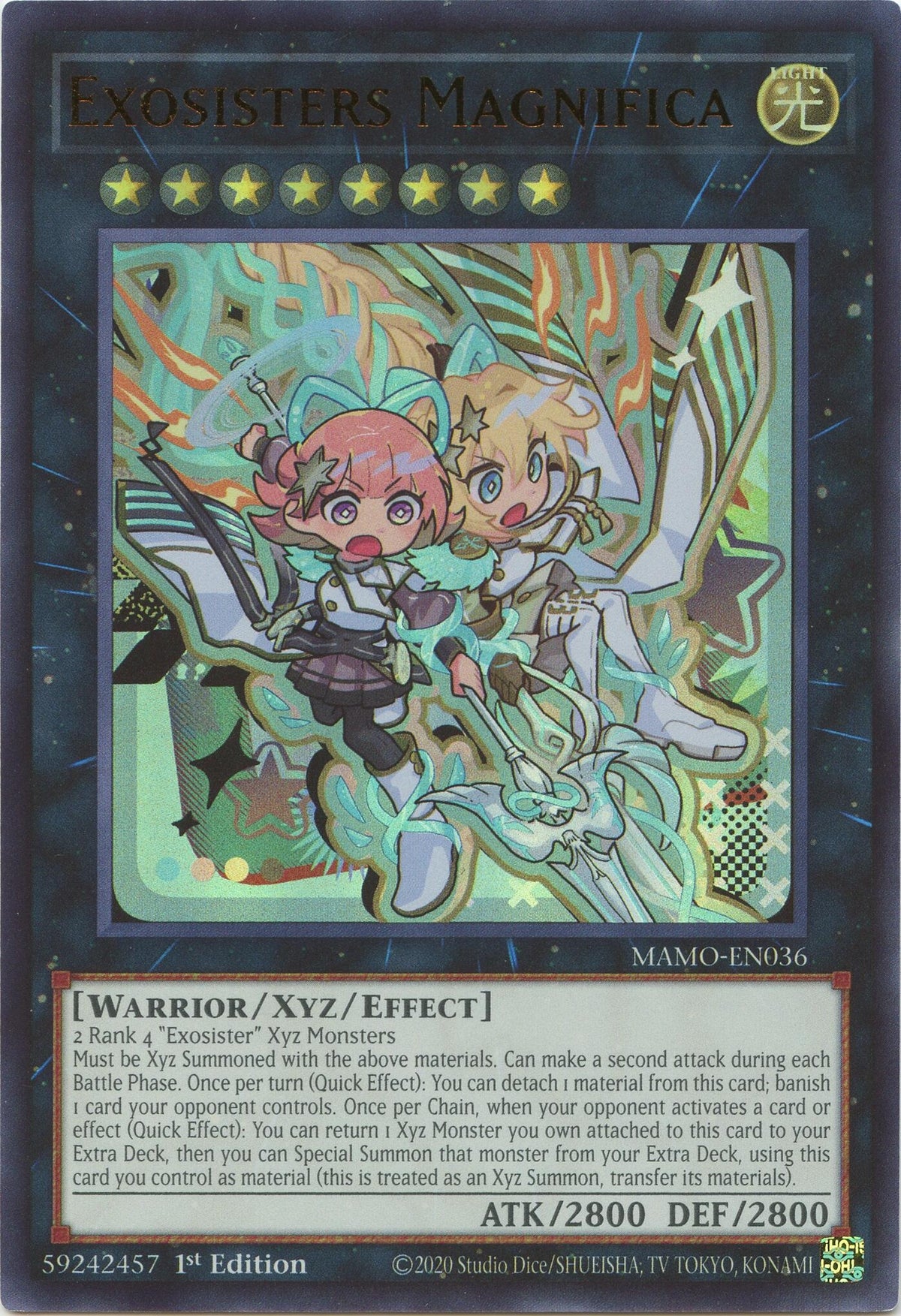 Image for Exosisters Magnifica (MAMO-EN036) (1st Edition) (Magnificent Monsters) (MAMO) - YuGiOh