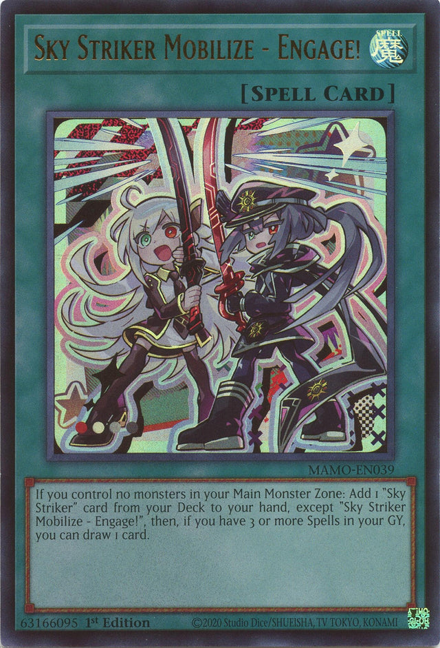 Image for Sky Striker Mobilize - Engage! (MAMO-EN039) (1st Edition) (Magnificent Monsters) (MAMO) - YuGiOh