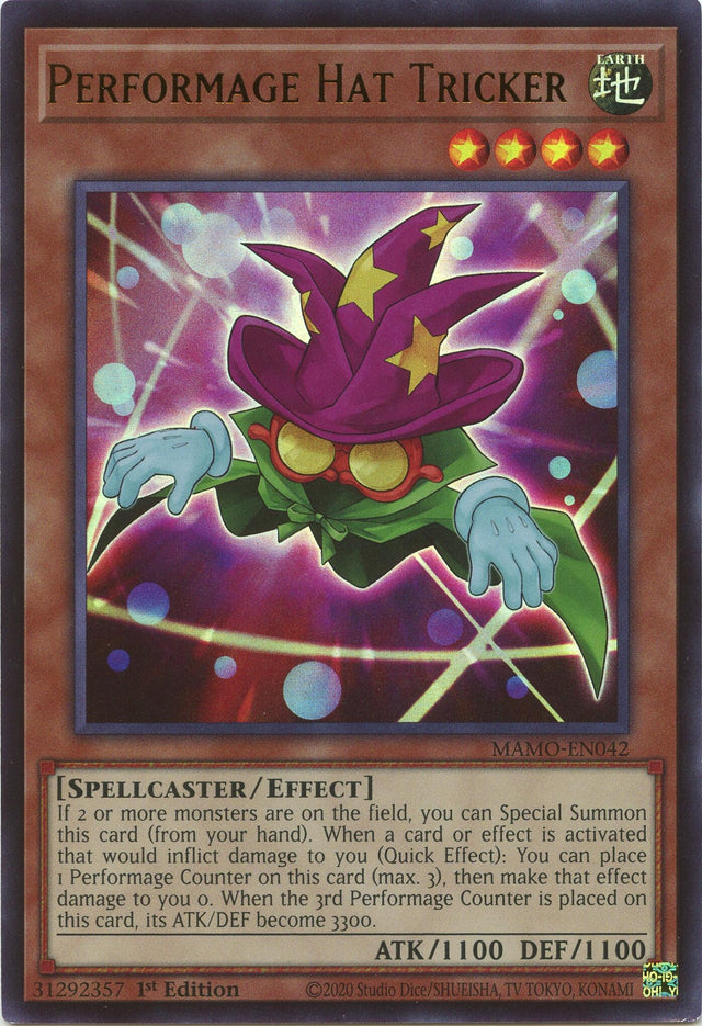 Image for Performage Hat Tricker (MAMO-EN042) (1st Edition) (Magnificent Monsters) (MAMO) - YuGiOh