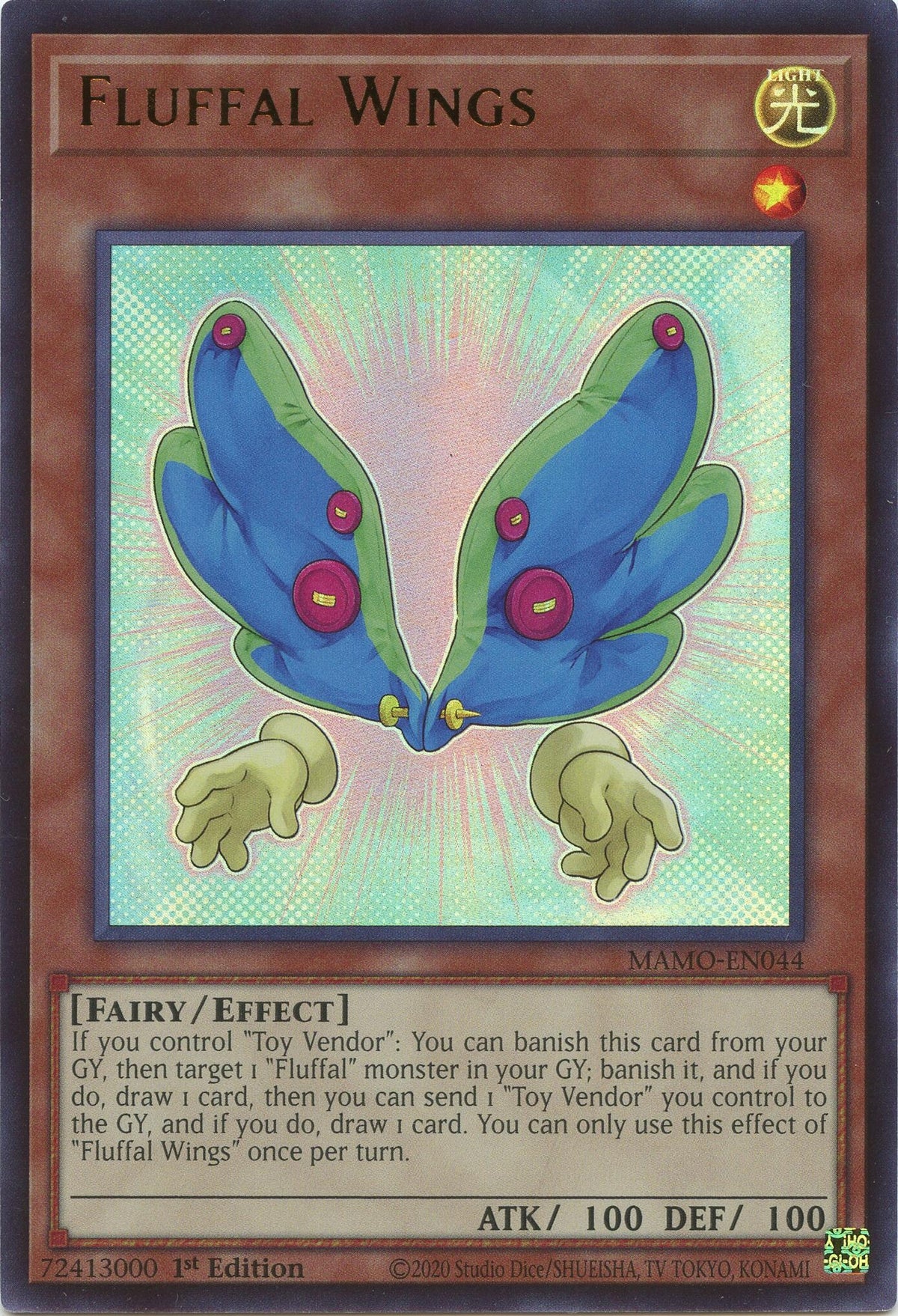 Image for Fluffal Wings (MAMO-EN044) (1st Edition) (Magnificent Monsters) (MAMO) - YuGiOh