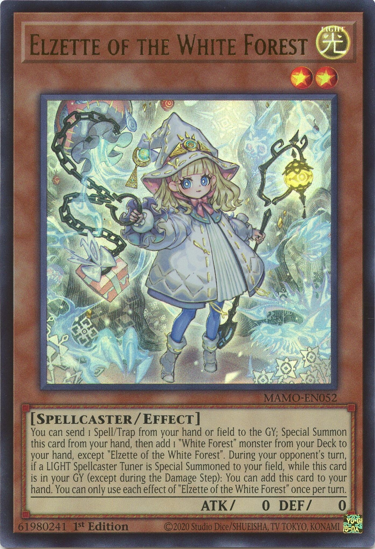 Image for Elzette of the White Forest (MAMO-EN052) (1st Edition) (Magnificent Monsters) (MAMO) - YuGiOh