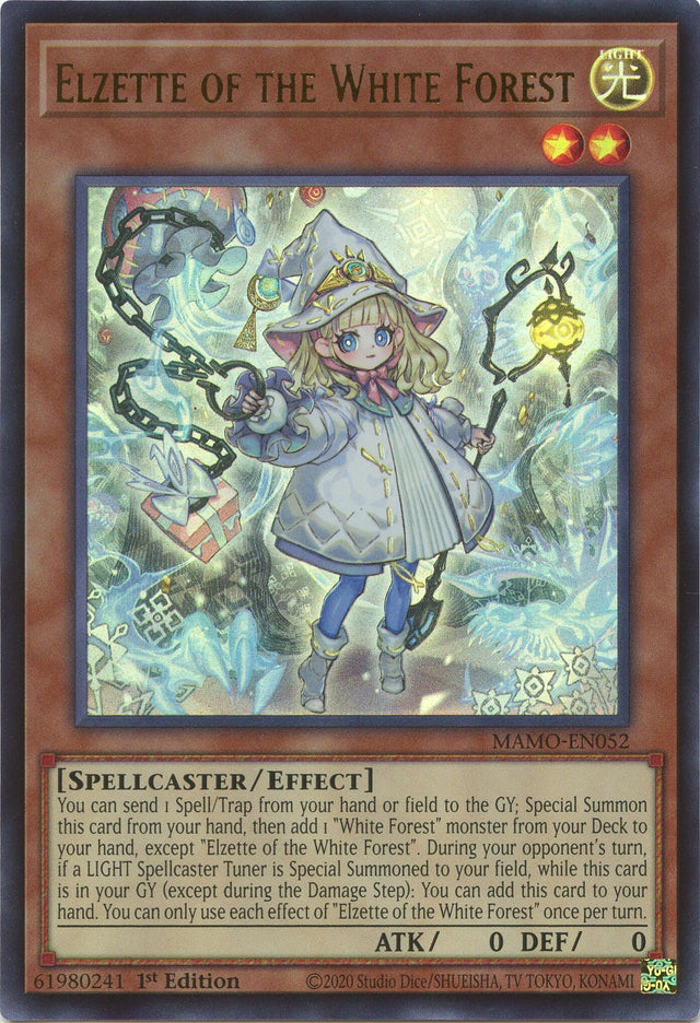 Image for Elzette of the White Forest (MAMO-EN052) (1st Edition) (Magnificent Monsters) (MAMO) - YuGiOh