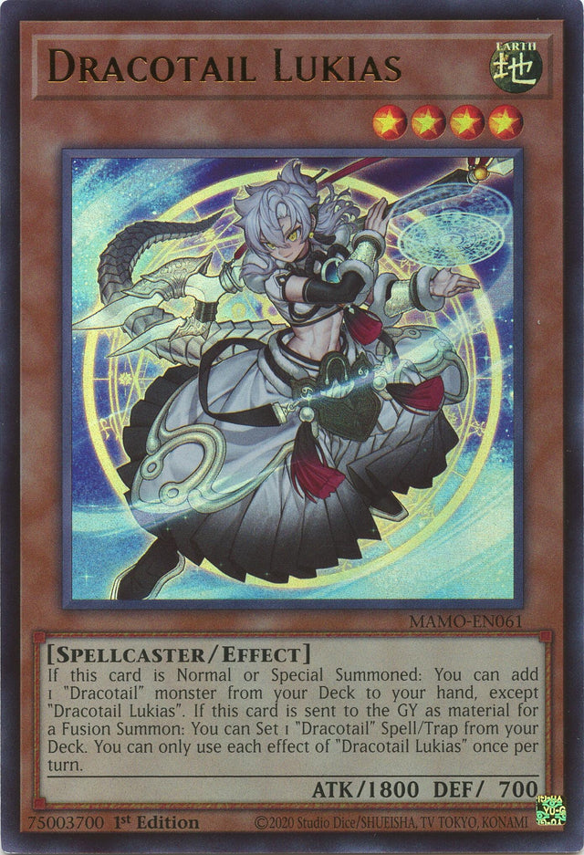 Image for Dracotail Lukias (MAMO-EN061) (1st Edition) (Magnificent Monsters) (MAMO) - YuGiOh