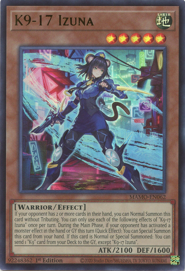 Image for K9-17 Izuna (MAMO-EN062) (1st Edition) (Magnificent Monsters) (MAMO) - YuGiOh