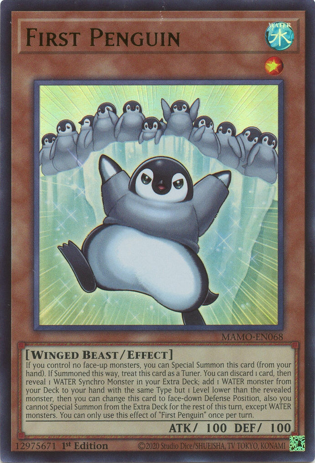 Image for First Penguin (MAMO-EN068) (1st Edition) (Magnificent Monsters) (MAMO) - YuGiOh