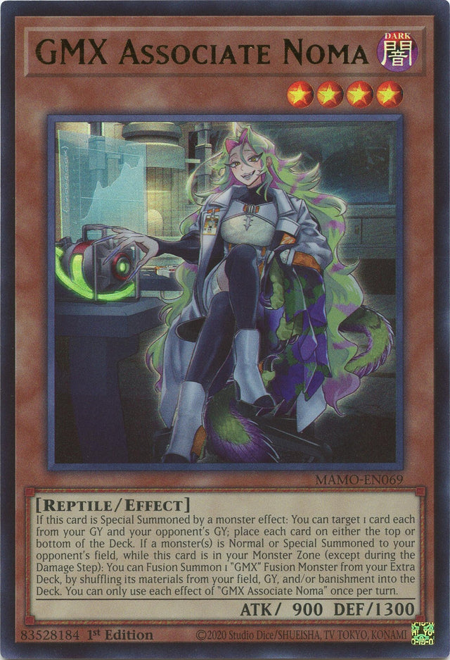 Image for GMX Associate Noma (MAMO-EN069) (1st Edition) (Magnificent Monsters) (MAMO) - YuGiOh