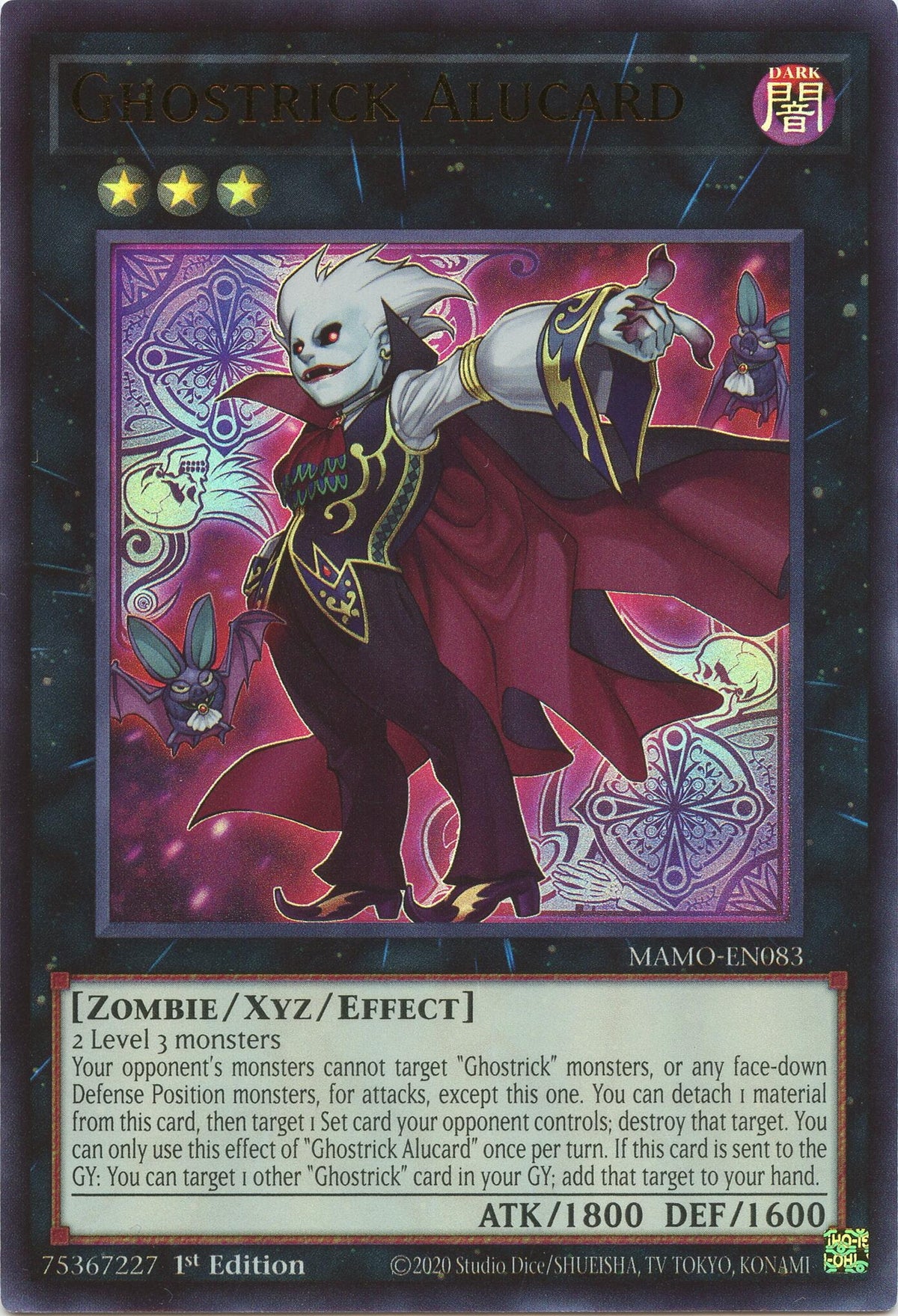 Image for Ghostrick Alucard (MAMO-EN083) (1st Edition) (Magnificent Monsters) (MAMO) - YuGiOh