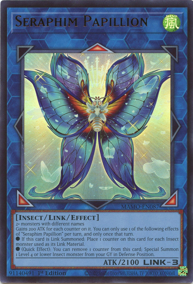 Image for Seraphim Papillion (MAMO-EN087) (1st Edition) (Magnificent Monsters) (MAMO) - YuGiOh