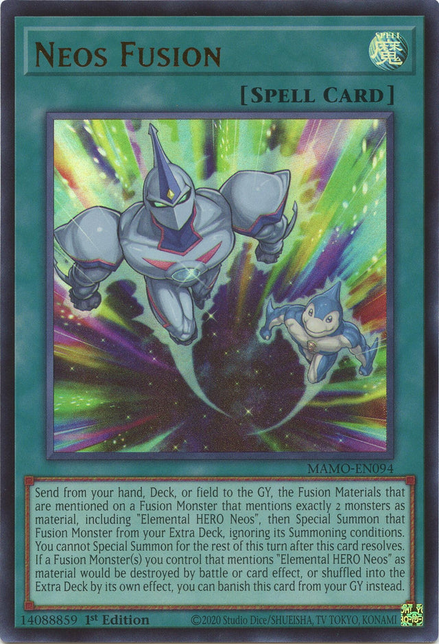 Image for Neos Fusion (MAMO-EN094) (1st Edition) (Magnificent Monsters) (MAMO) - YuGiOh