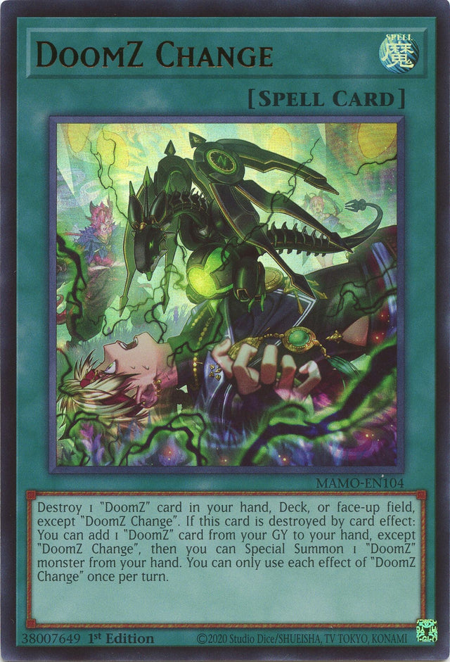 Image for DoomZ Change (MAMO-EN104) (1st Edition) (Magnificent Monsters) (MAMO) - YuGiOh