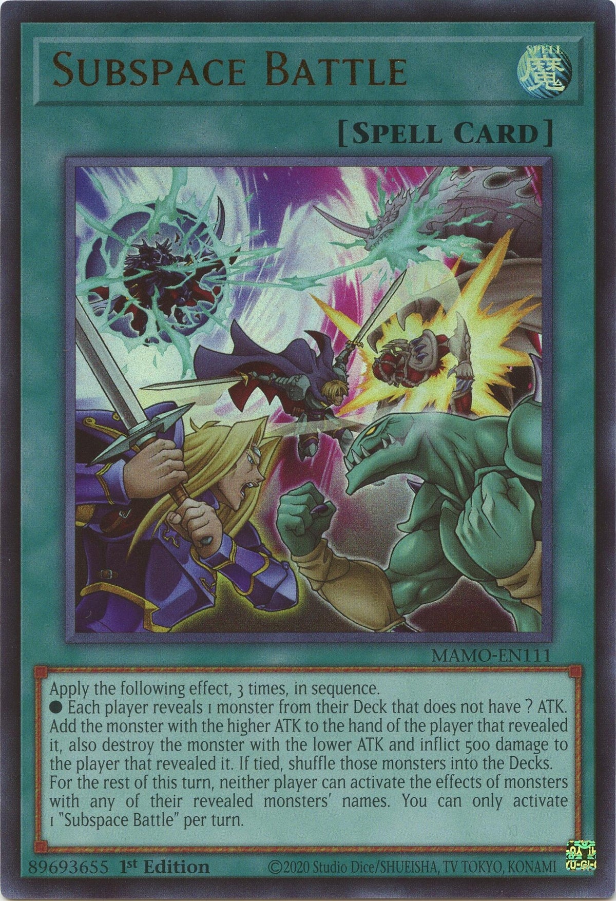 Image for Subspace Battle (MAMO-EN111) (1st Edition) (Magnificent Monsters) (MAMO) - YuGiOh