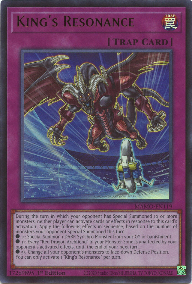 Image for King's Resonance (MAMO-EN119) (1st Edition) (Magnificent Monsters) (MAMO) - YuGiOh