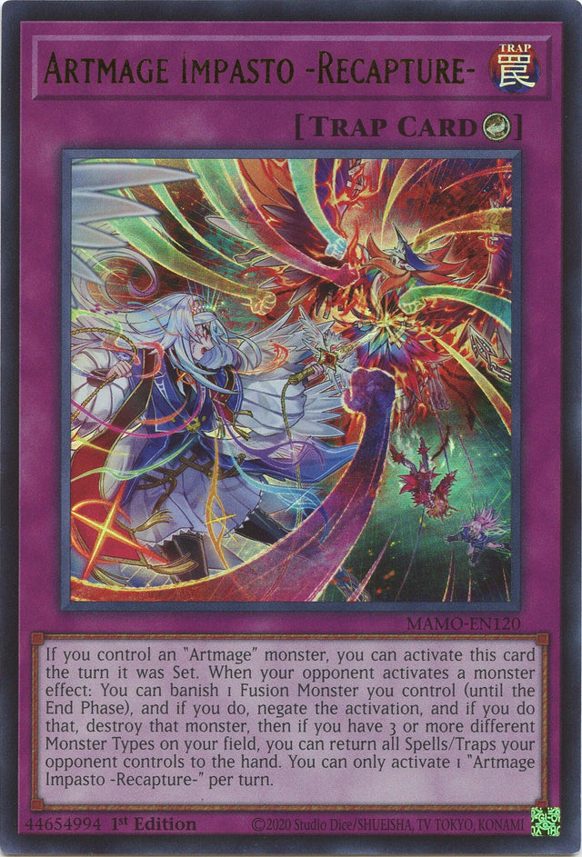 Image for Artmage Impasto -Recapture- (MAMO-EN120) (1st Edition) (Magnificent Monsters) (MAMO) - YuGiOh