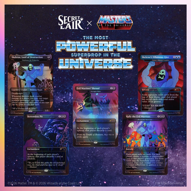 Image for Secret Lair Drop: Secret Lair x Masters of the Universe: Nyah-ha-ha! - Traditional Foil Edition - Magic: The Gathering
