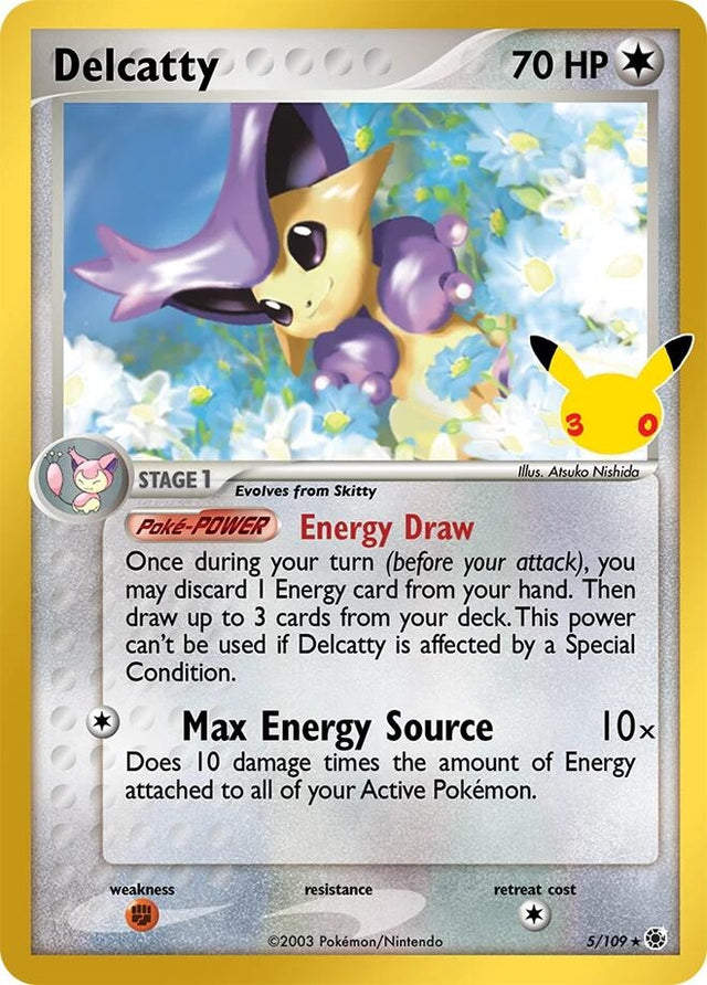 Image for Delcatty (5/109) (Holofoil) (ME: 30th Celebration Classic Collection) (30C) - Pokemon