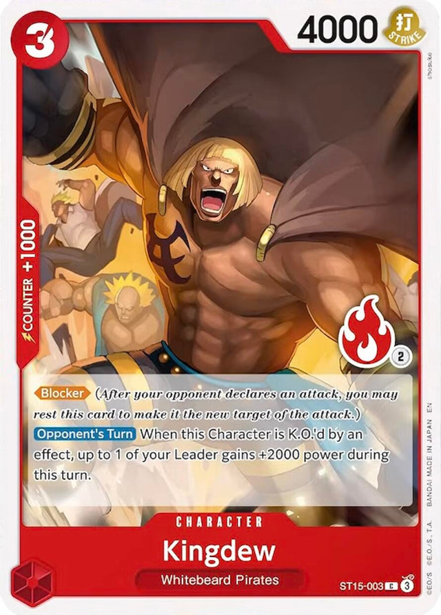 Image for Kingdew (Ace Deck) (ST15-003) (Set Sail Deck Set) (SD01) - One Piece Card Game