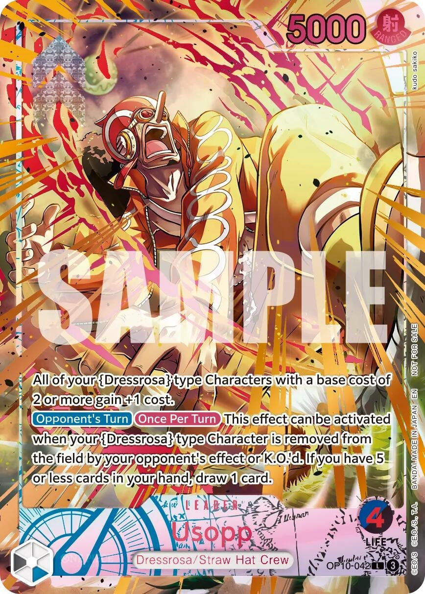 Image for Usopp (Flame-Flame Fruit Coliseum) (OP10-042) (Foil) (One Piece Promotion Cards) (OP-PR) - One Piece Card Game